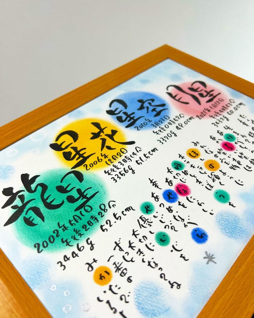 coconon様　2L 一枚目額　4枚