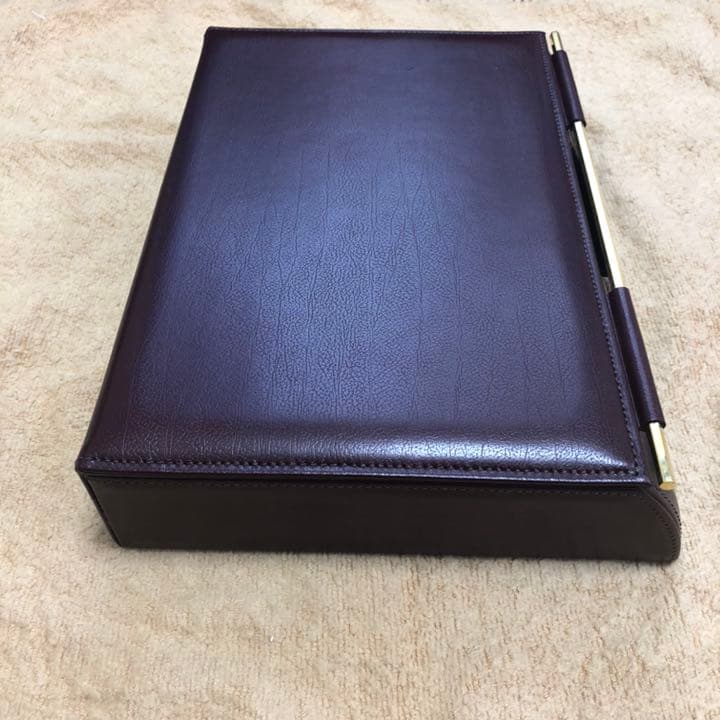 本革製　卓上小物入れ　KONOIKE