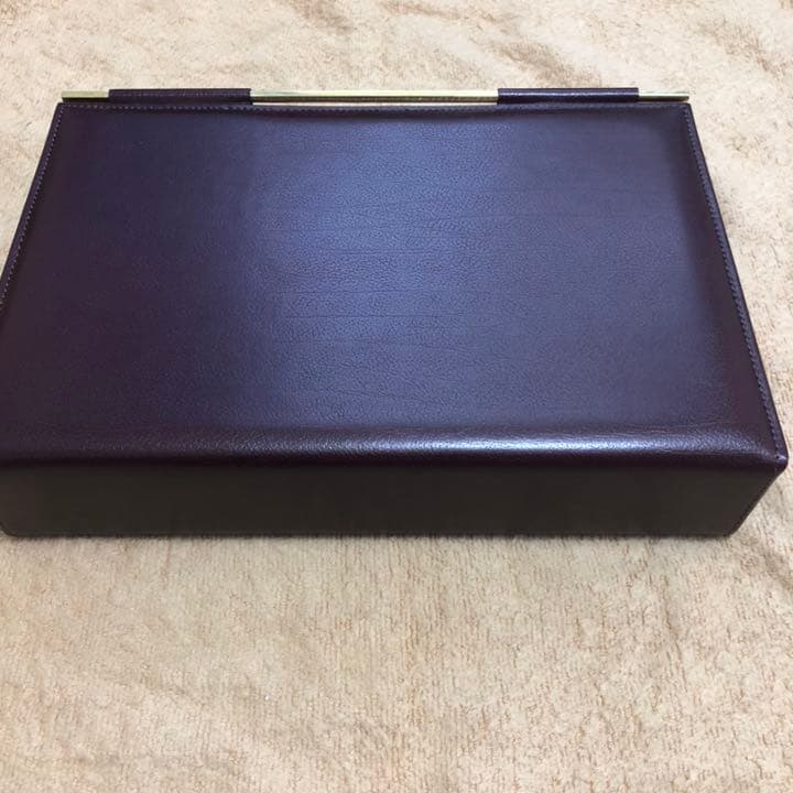 本革製　卓上小物入れ　KONOIKE