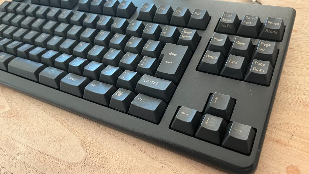 東プレ　Realforce 91UBK-S　テンキーレスキーボード