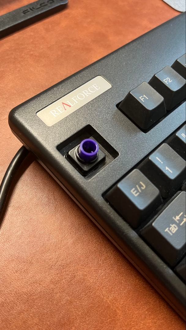 東プレ　Realforce 91UBK-S　テンキーレスキーボード