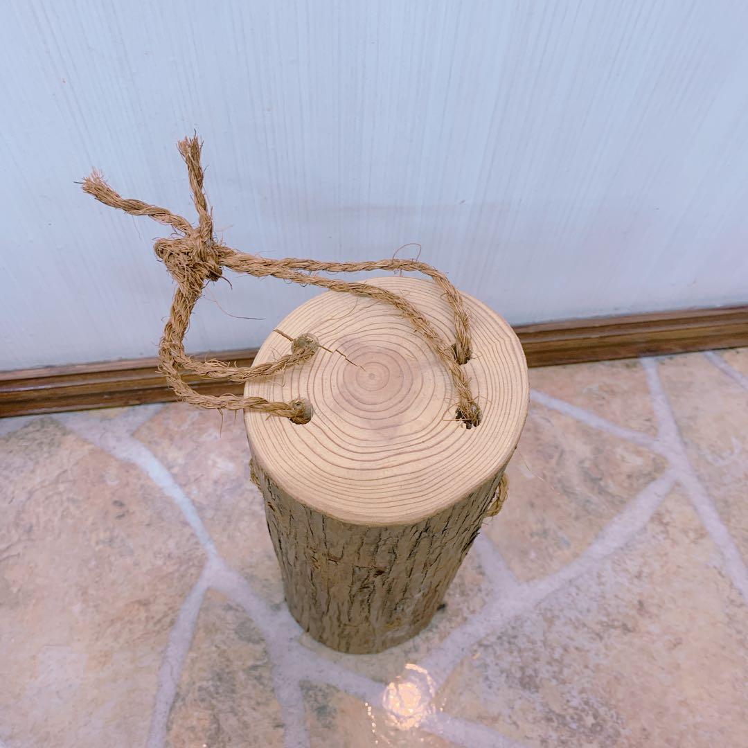 吉野杉　丸太の入れ物　木のケース　北欧　インテリア飾り　天然木　和モダン