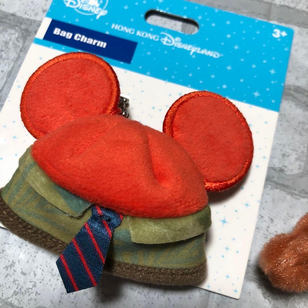 2点セット　ニック　ズートピア　キーホルダー　香港ディズニーランド限定