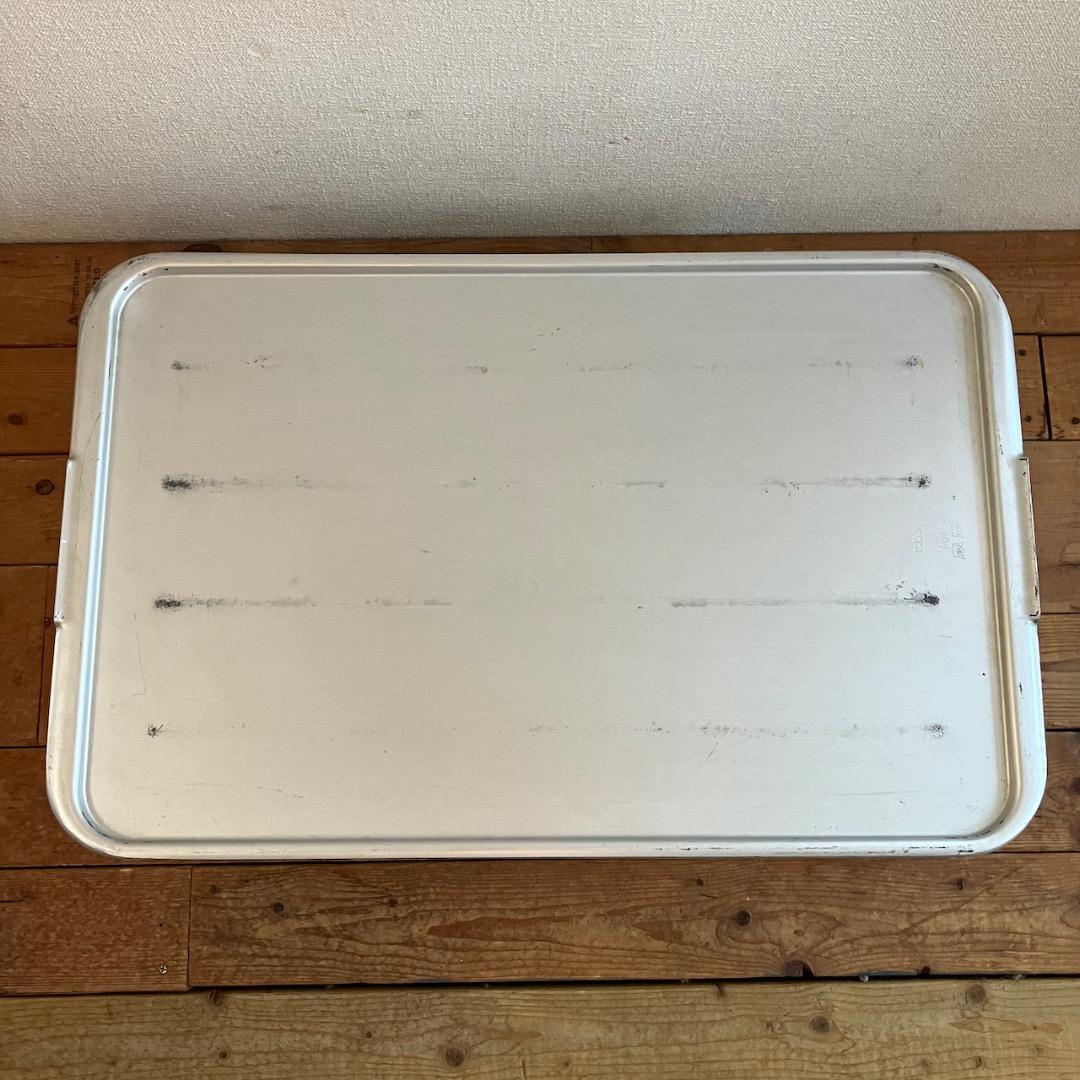 スウェーデン軍 食糧庫 フード コンテナ ミリタリー アルミ パン 店舗什器