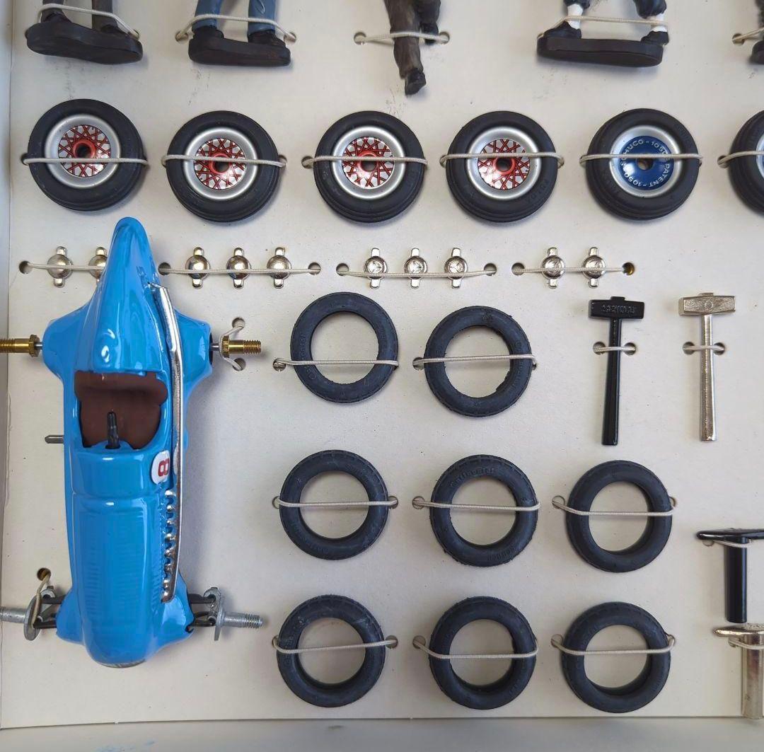 【希少！】シュコー メルセデスベンツとアウトウニオンの2台+フィギュア6体セット