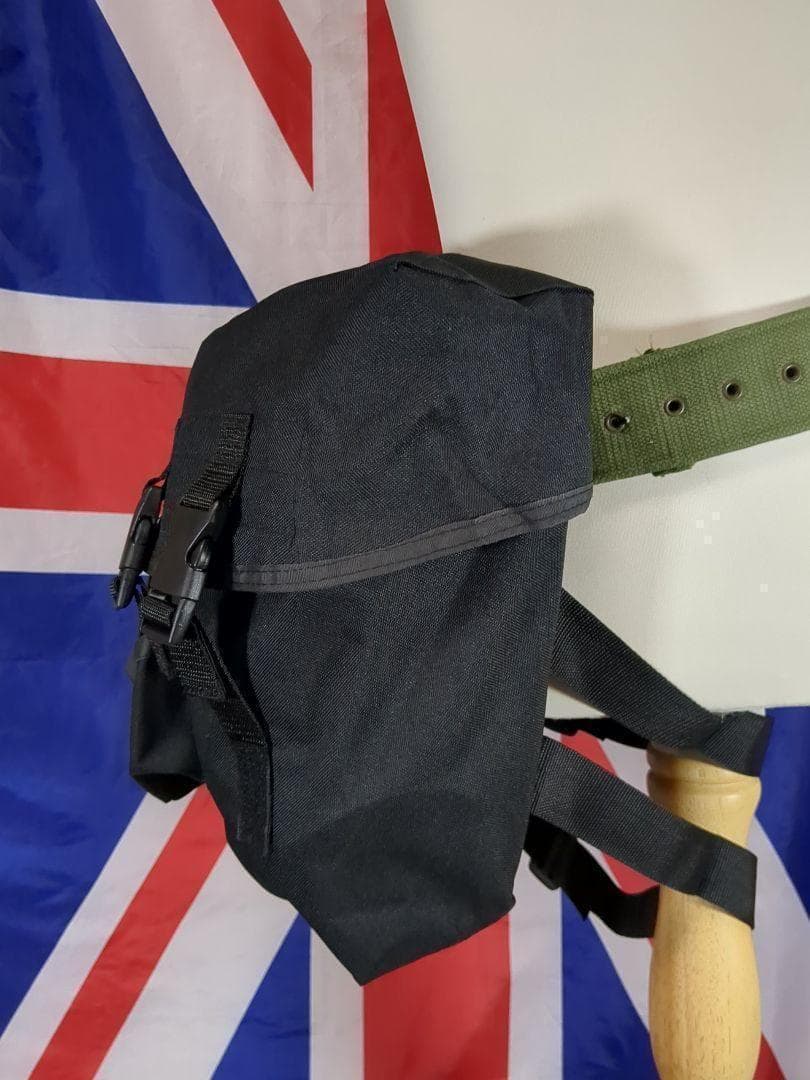 ガスマスク用タクティカルバッグ ブラック 新品
