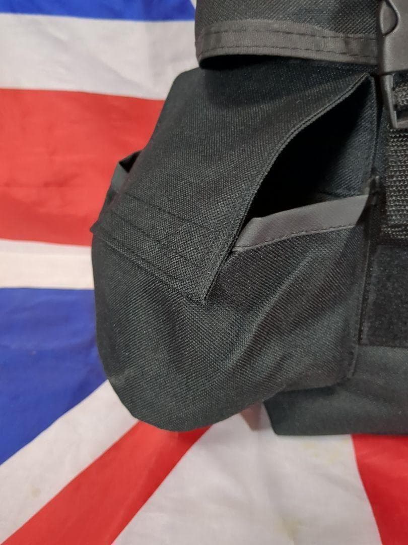 ガスマスク用タクティカルバッグ ブラック 新品