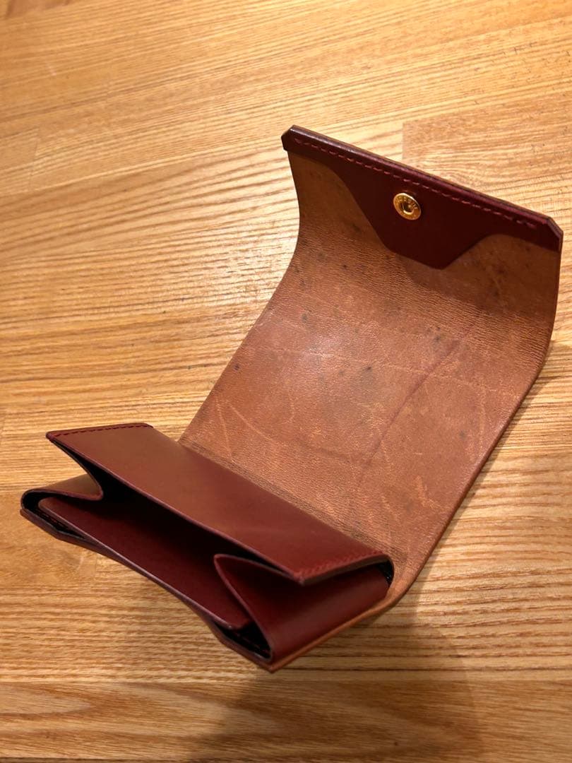 完売 限定品 usfl シェルコードバン サドルプルアップ コンパクトウォレット