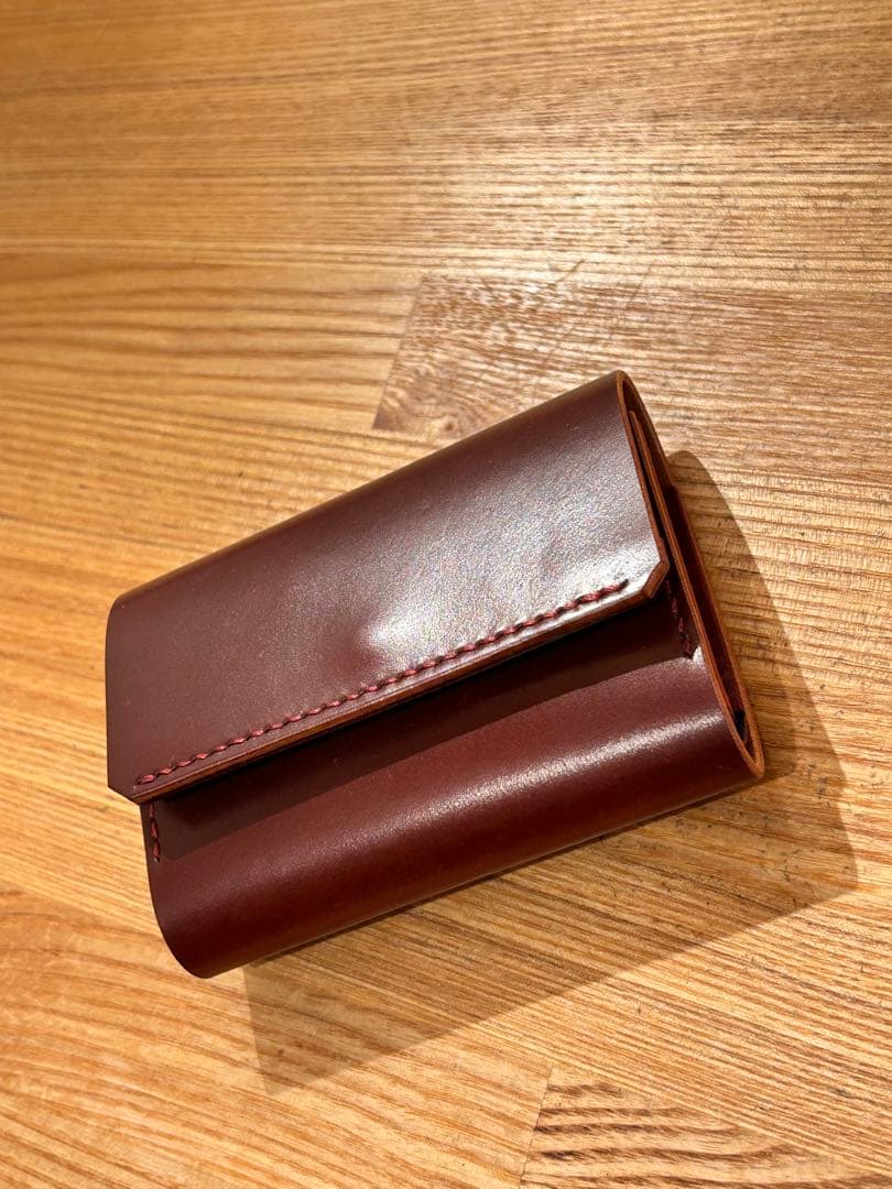 完売 限定品 usfl シェルコードバン サドルプルアップ コンパクトウォレット