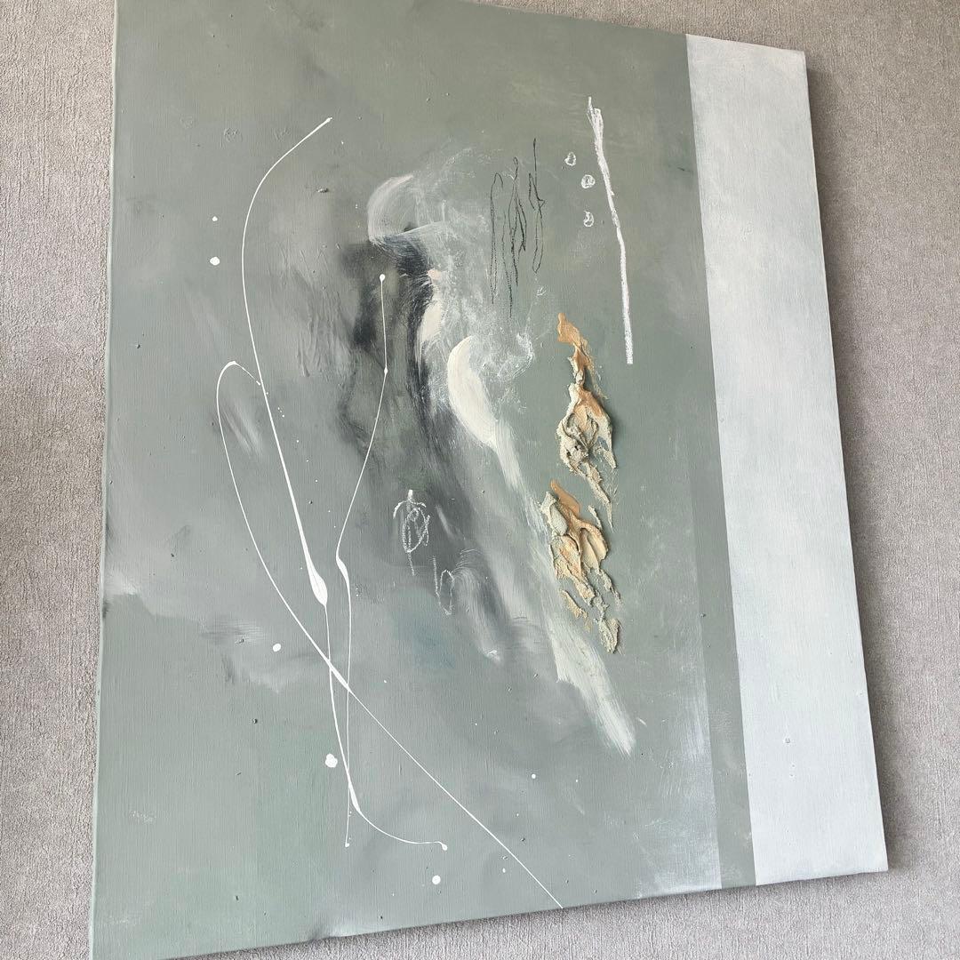 現代アート　73×60.5㎝　モダン　抽象画　アートパネル　テクスチャーアート