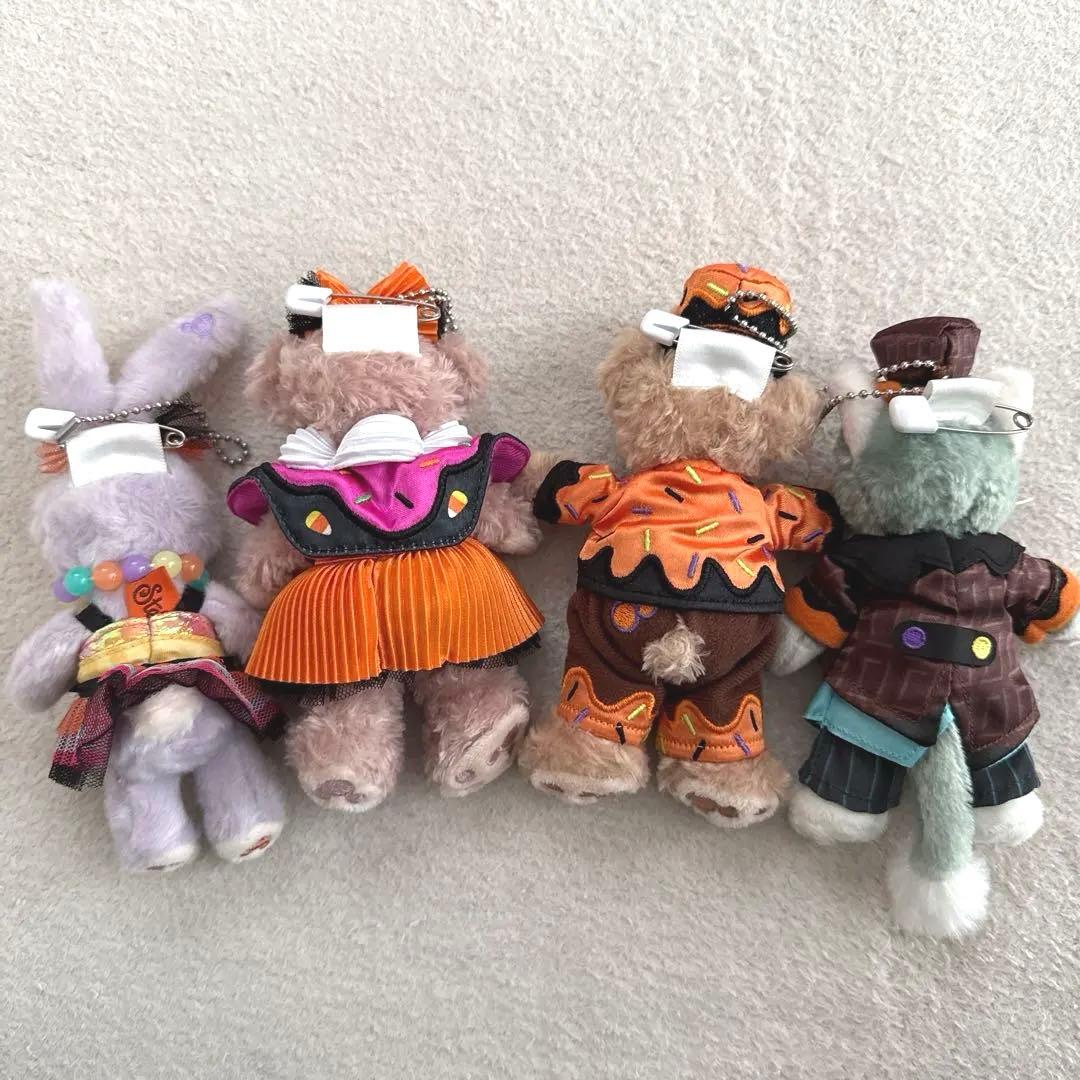 ダッフィーフレンズ♡ぬいぐるみバッジ　シェリーメイ　ステラルー　ジェラトーニ