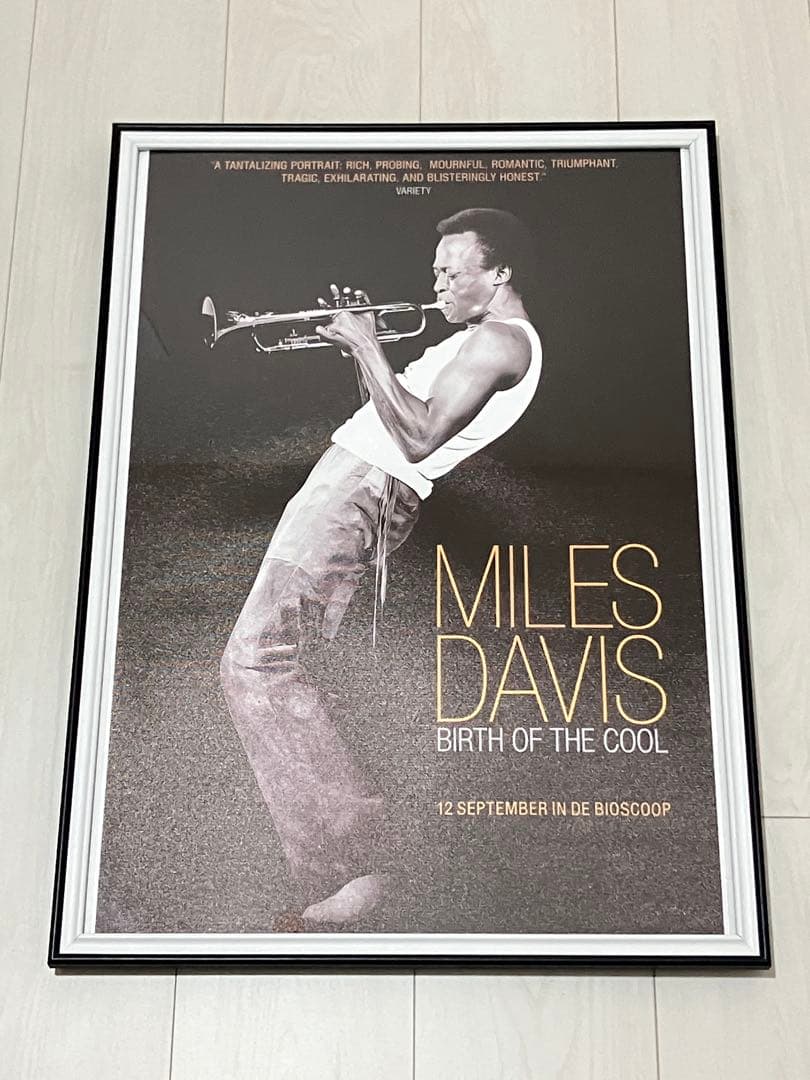 【額縁付き】A2 ポスター マイルスデイビス Birth of the Cool
