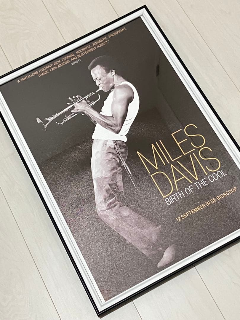 【額縁付き】A2 ポスター マイルスデイビス Birth of the Cool