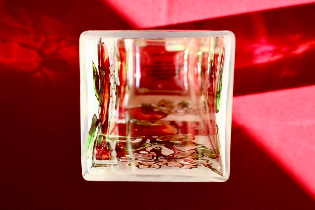 ガラスコレクション【Joan Baker ステンドグラス調 花瓶】