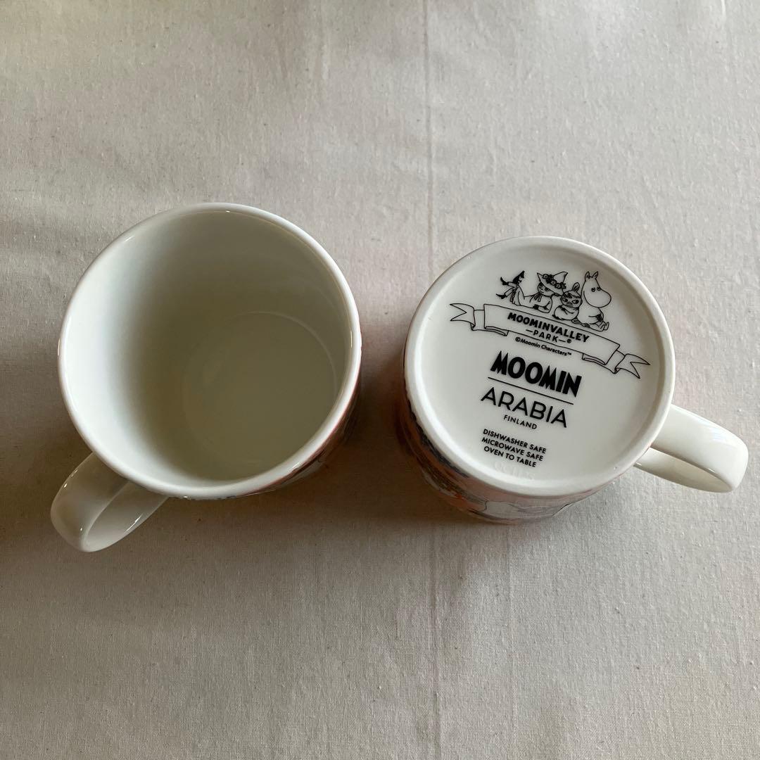 ムーミンバレーパーク　アラビアARABIA マグカップ2つ　ムーミンmoomin