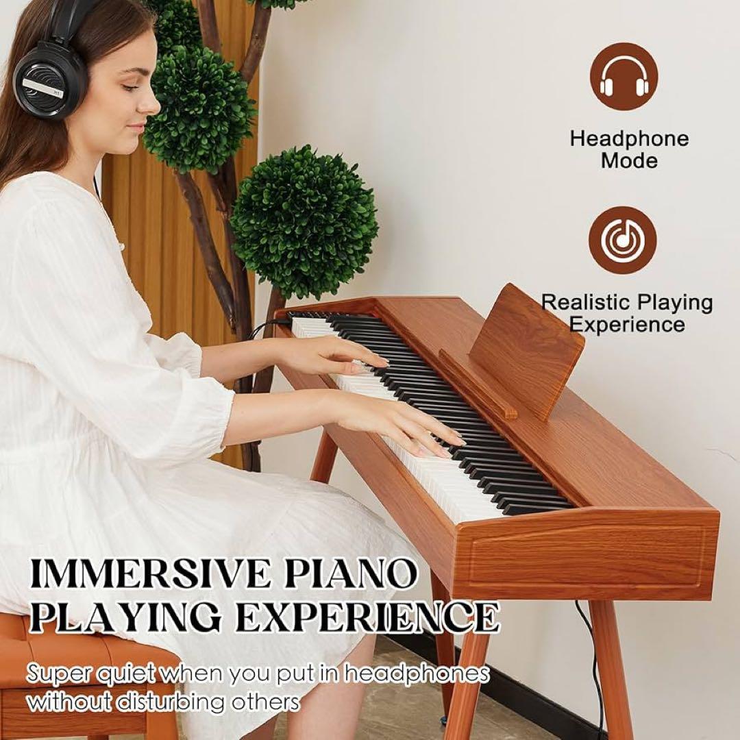 KUMENG デジタルピアノ ウッド調