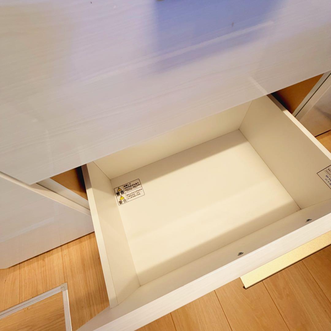 NITORI ニトリ　白　ホワイトキッチン収納キャビネット