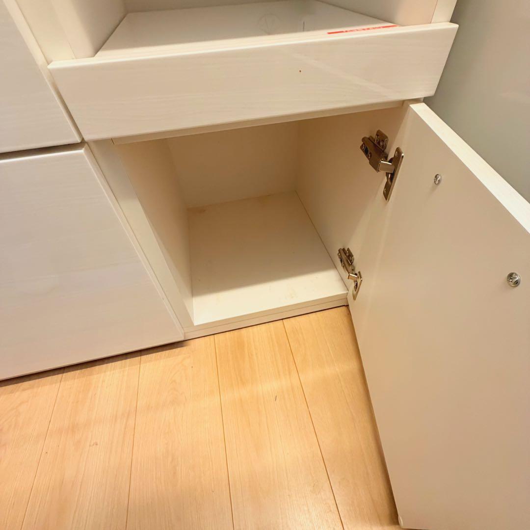 NITORI ニトリ　白　ホワイトキッチン収納キャビネット