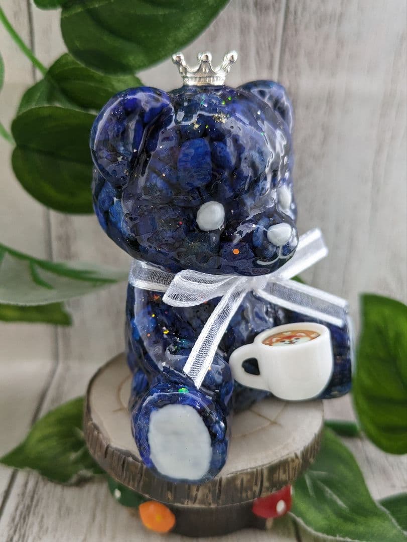 【つる927】シトリンのふくろうさん形オルゴナイト☆他１点