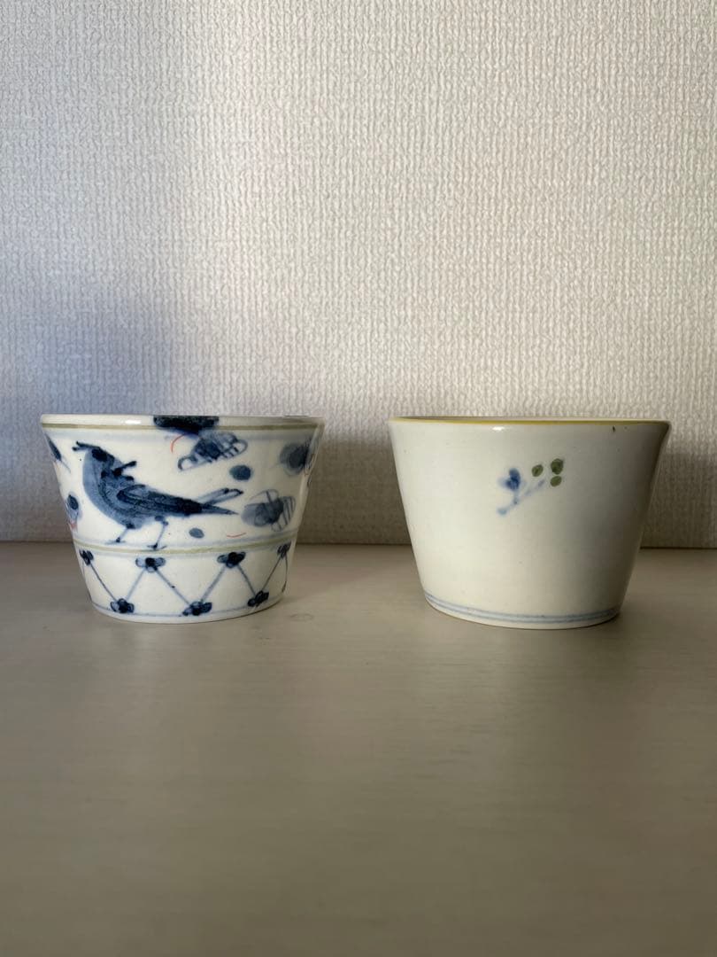未使用 日高直子 さん そば猪口 2個セット