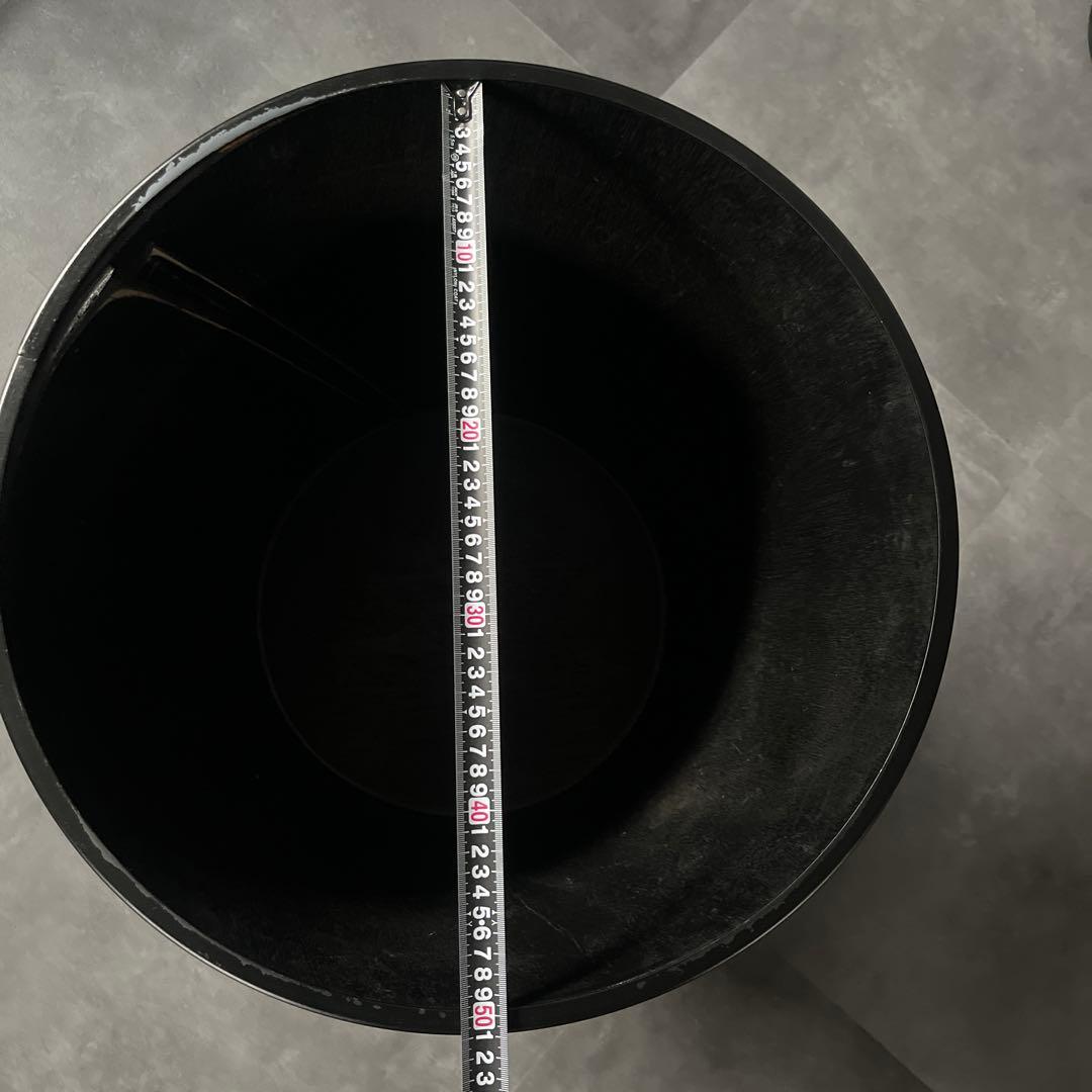 m&m furniture ゴミ箱(小) 黒