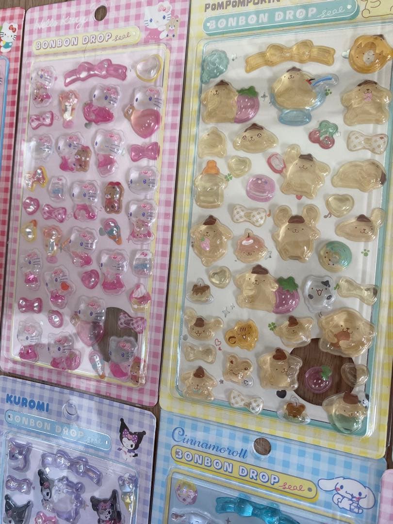 【サンリオ】ボンボンドロップシール第二弾【8枚セット】