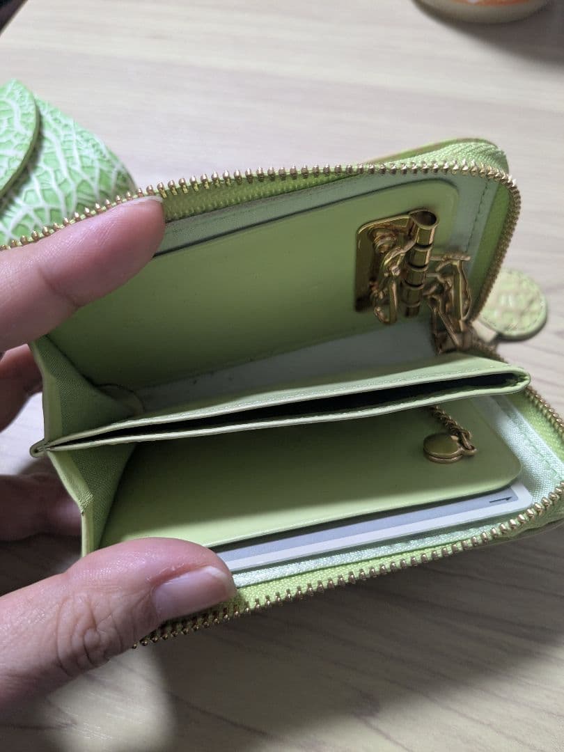 最終大幅値下げ☆メロン　名刺入れとキーケース