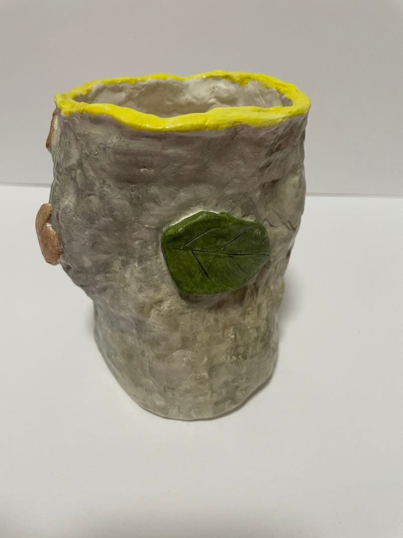 ペン立て　ハンドメイド　粘土