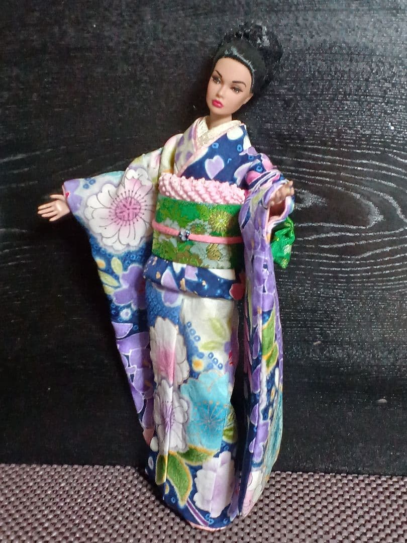 おまとめ　バービーのハンドメイドの振り袖、帯