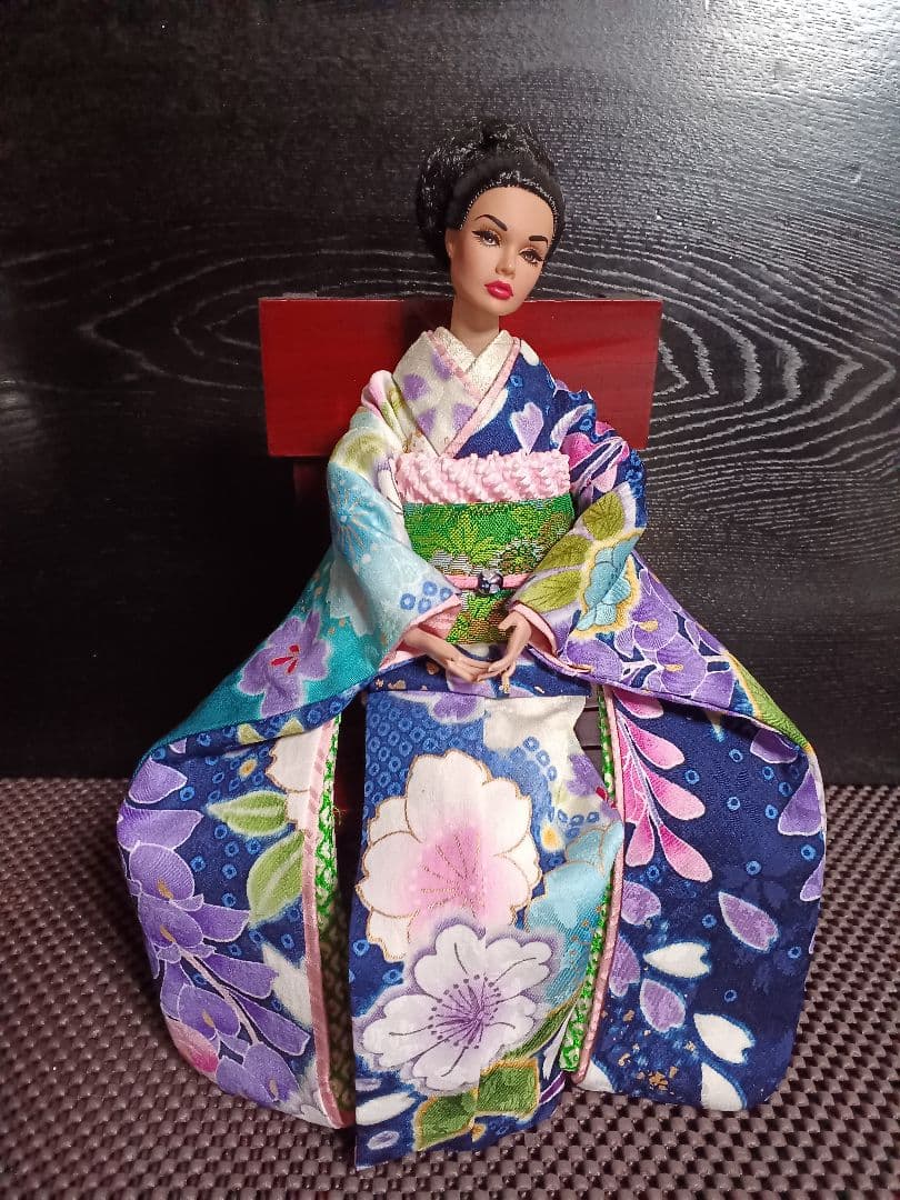 おまとめ　バービーのハンドメイドの振り袖、帯
