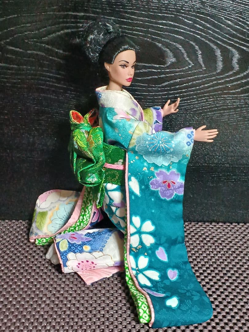 おまとめ　バービーのハンドメイドの振り袖、帯