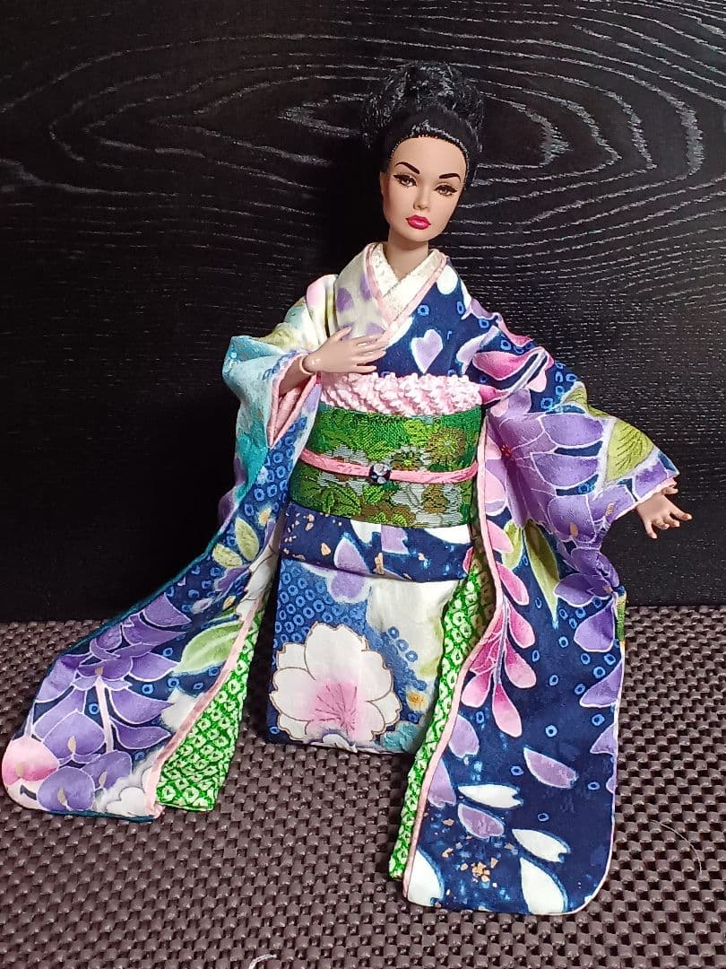 おまとめ　バービーのハンドメイドの振り袖、帯