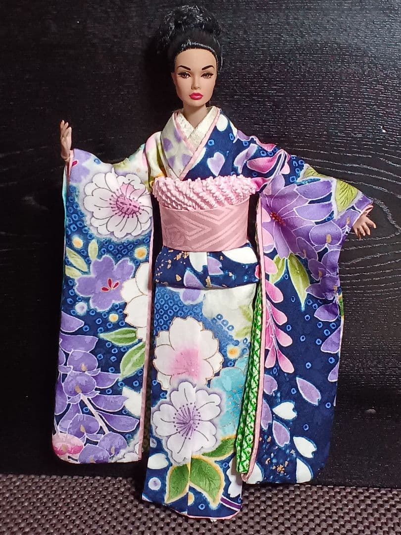 おまとめ　バービーのハンドメイドの振り袖、帯