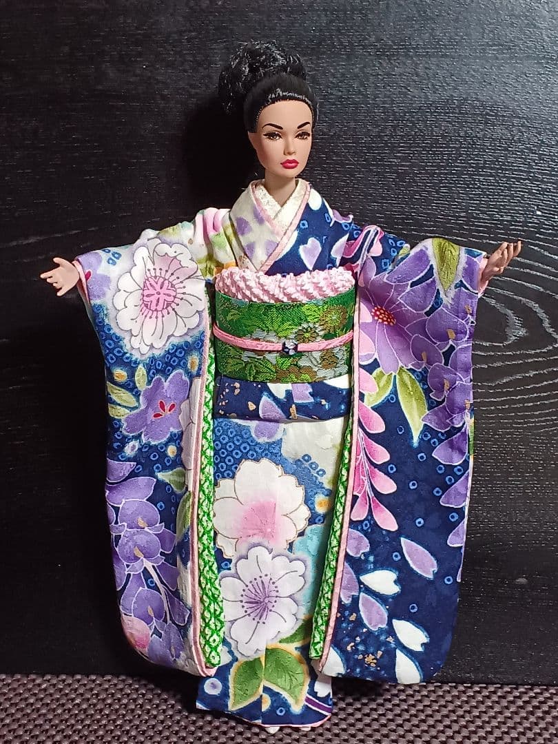 おまとめ　バービーのハンドメイドの振り袖、帯