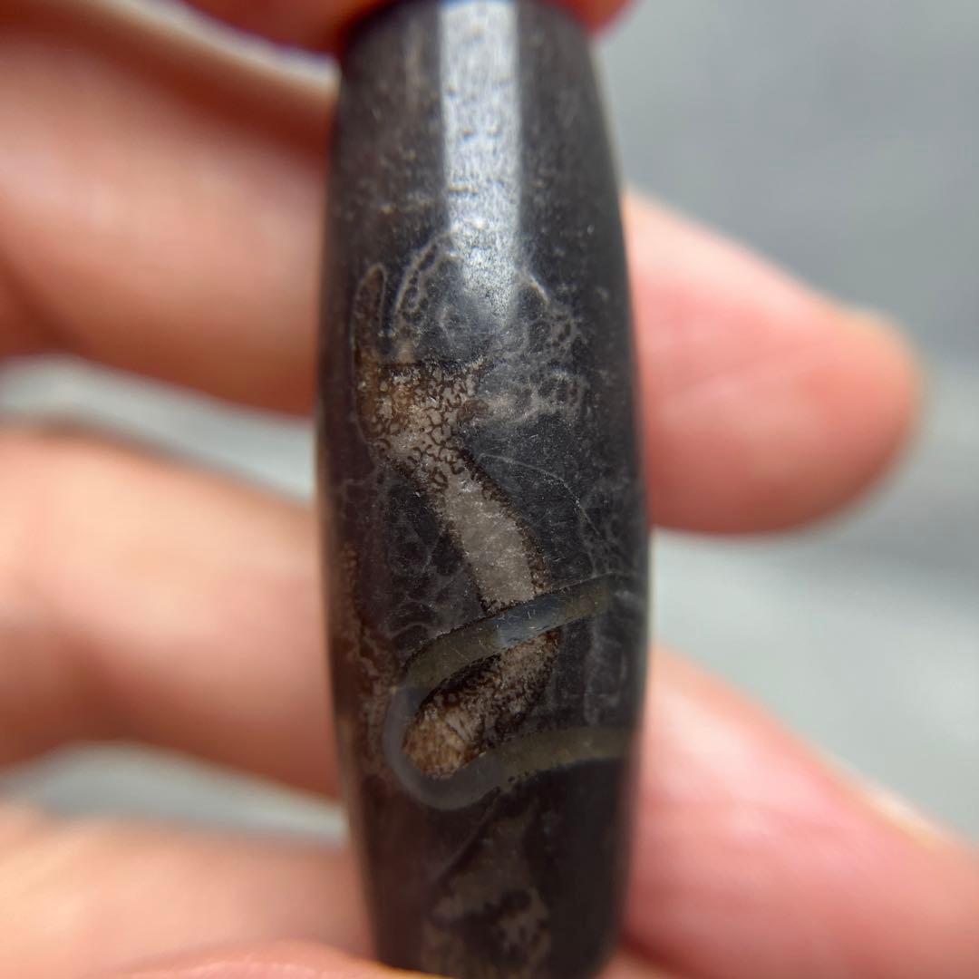 タマ子天然瑪瑙　龍神天珠　⑤