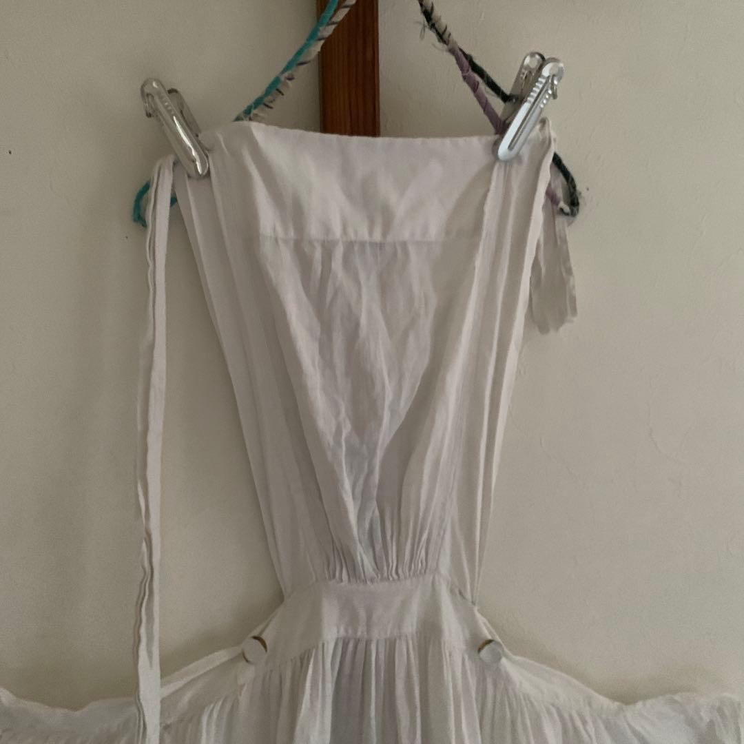 フランス購入　アンティーク　エプロン