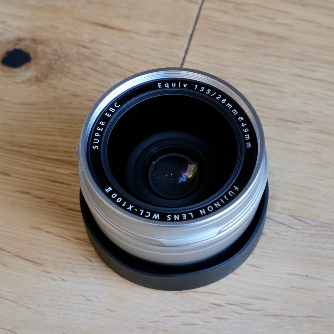 FUJIFILM WCL-X100II ワイドコンバージョンレンズ シルバー
