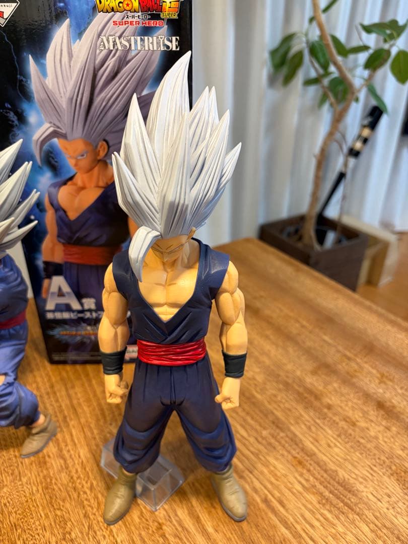 悟飯　ビースト　セット　一番くじ　ドラゴンボール　台座あり　箱あり