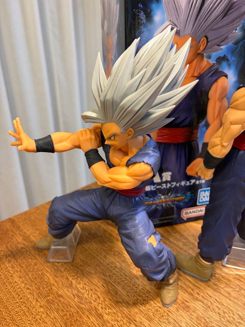 悟飯　ビースト　セット　一番くじ　ドラゴンボール　台座あり　箱あり