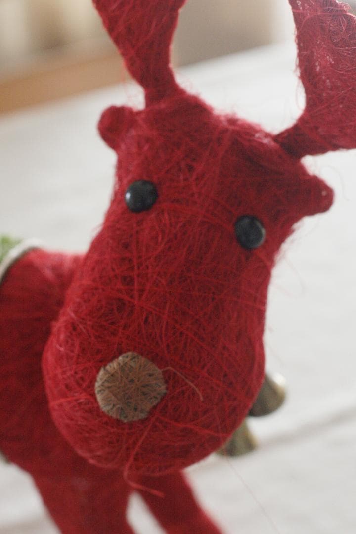 クリスマス　トナカイ　ぬいぐるみ　飾り　オブジェ