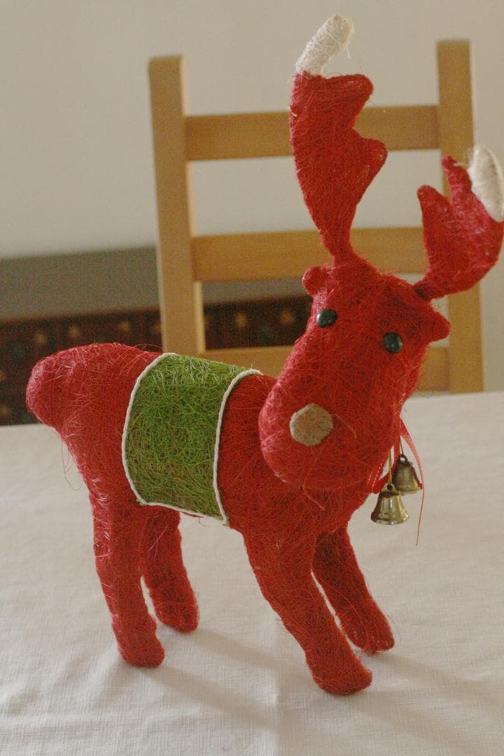 クリスマス　トナカイ　ぬいぐるみ　飾り　オブジェ