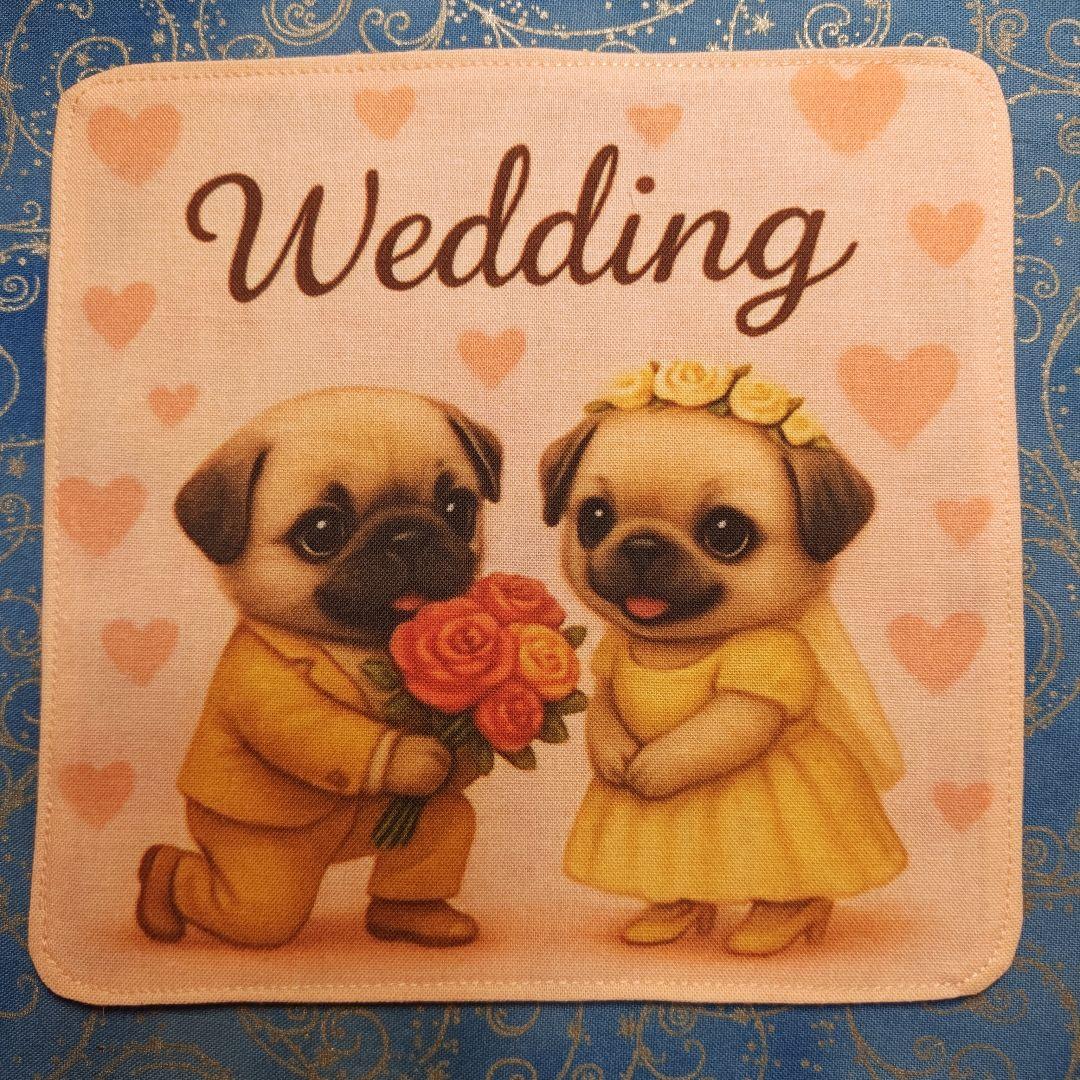 アロママ　ハンカチ　ダックス柄　16枚