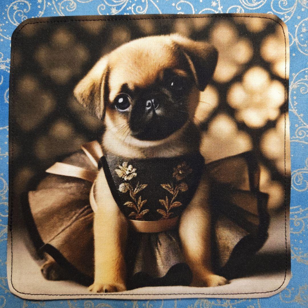 アロママ　ハンカチ　ダックス柄　16枚