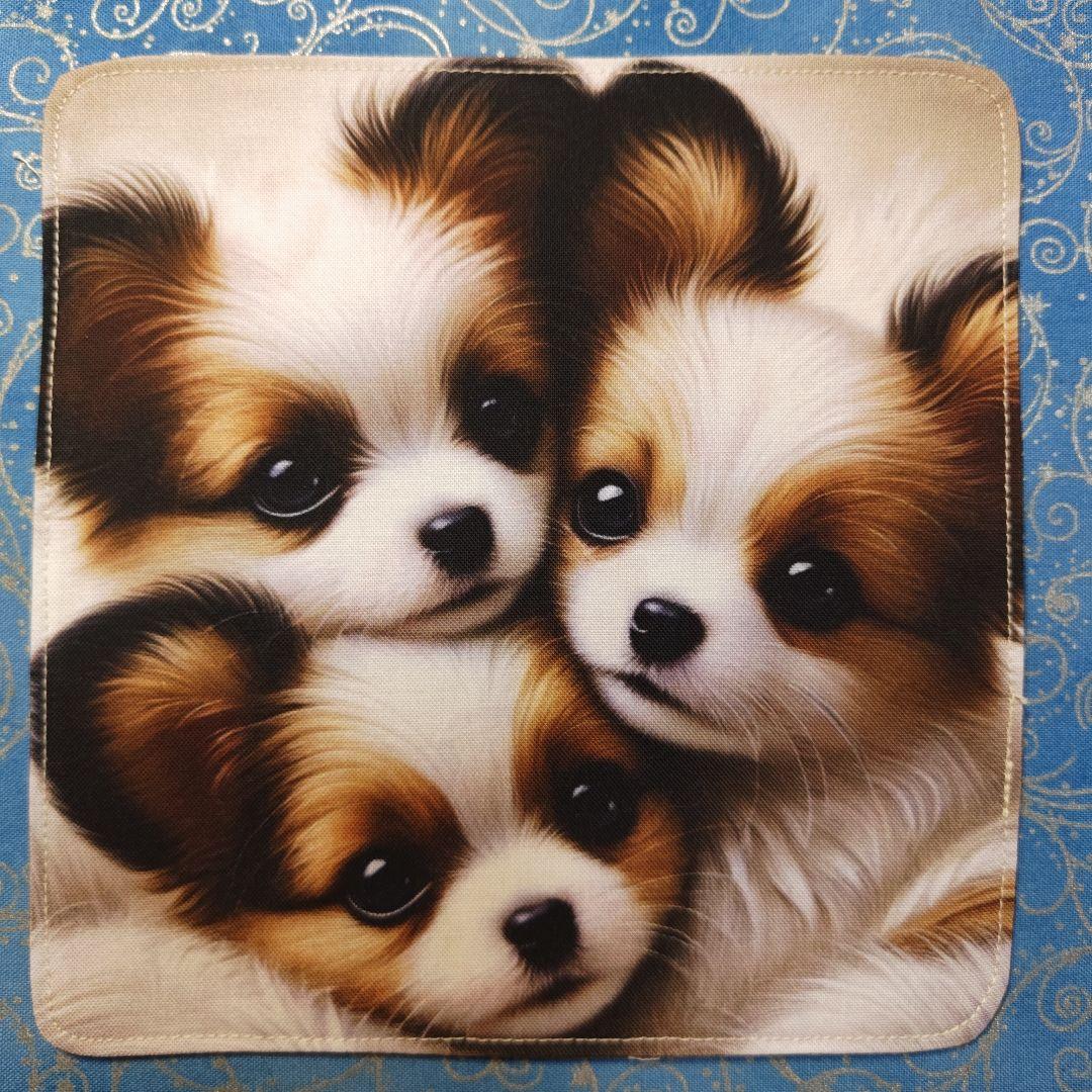 アロママ　ハンカチ　ダックス柄　16枚