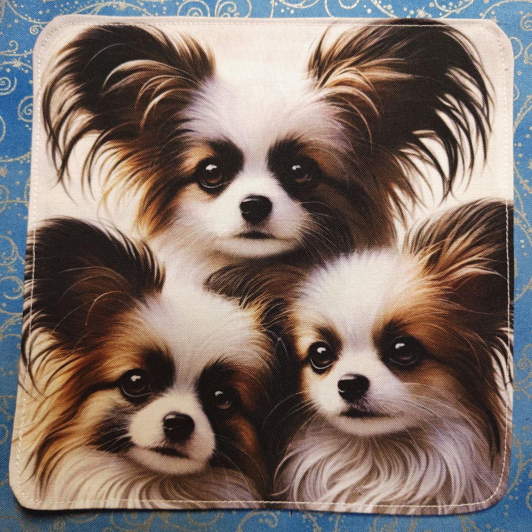 アロママ　ハンカチ　ダックス柄　16枚