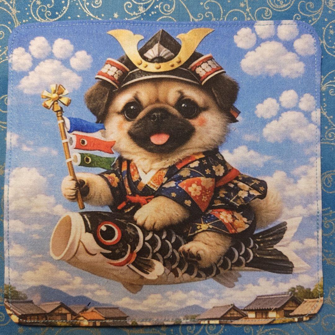 アロママ　ハンカチ　ダックス柄　16枚