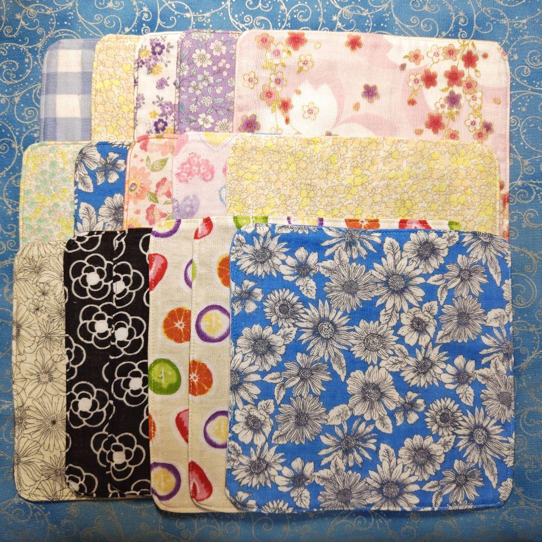 アロママ　ハンカチ　ダックス柄　16枚