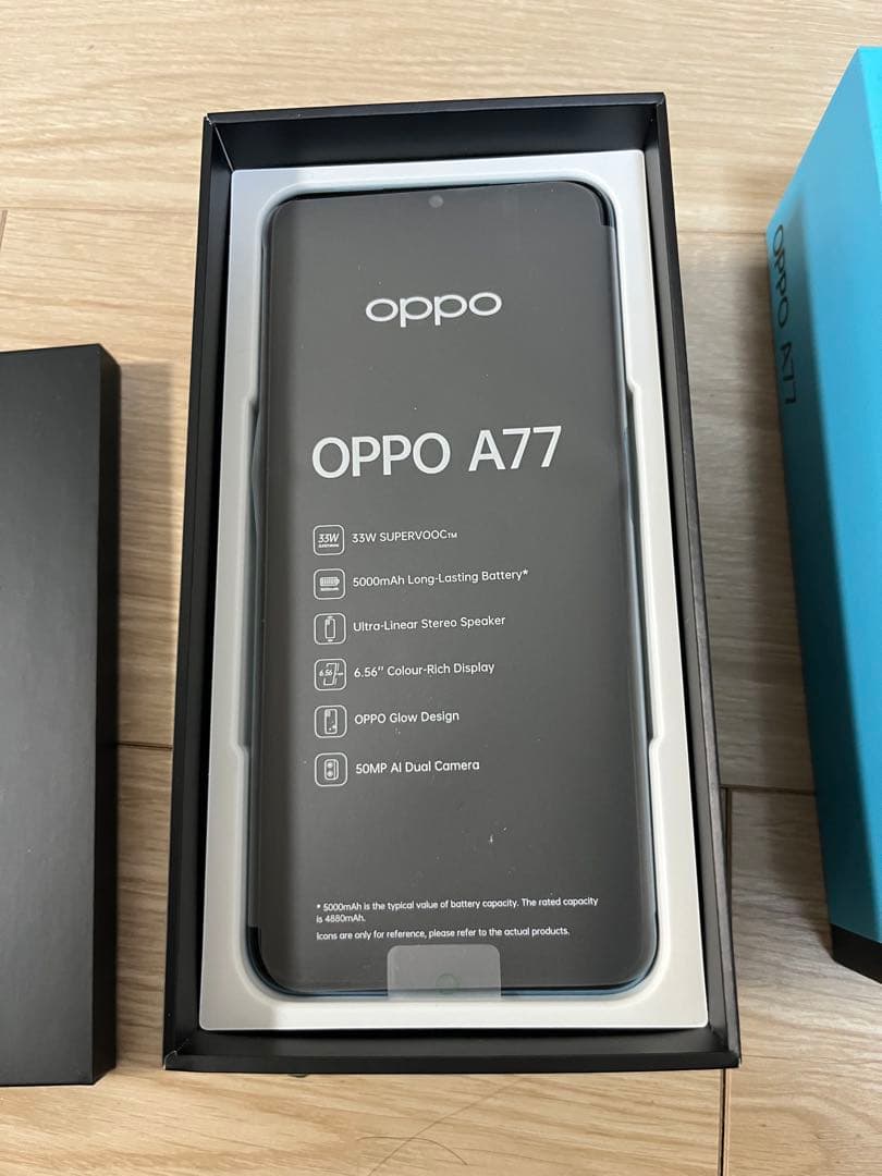 OPPO A77 スマートフォン 本体　未使用
