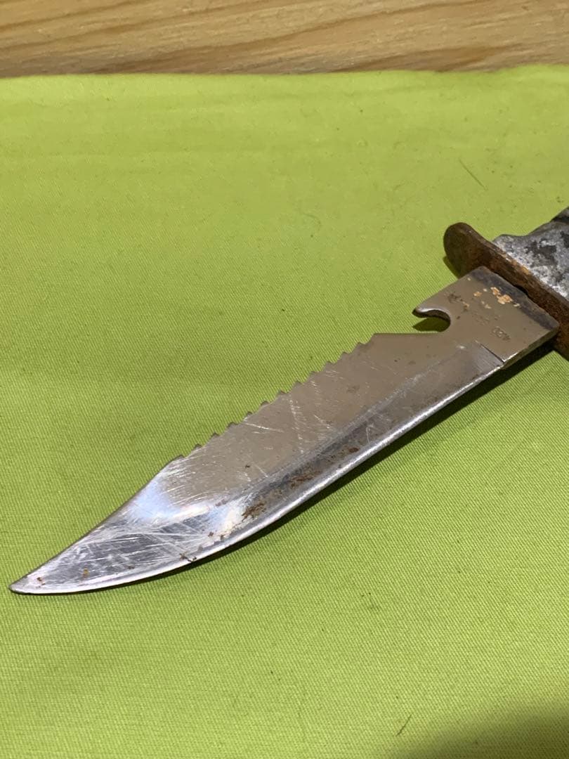 サバイバルナイフ 日本製 ナイフ 関兼常 / コンバットナイフ 方位磁針付き
