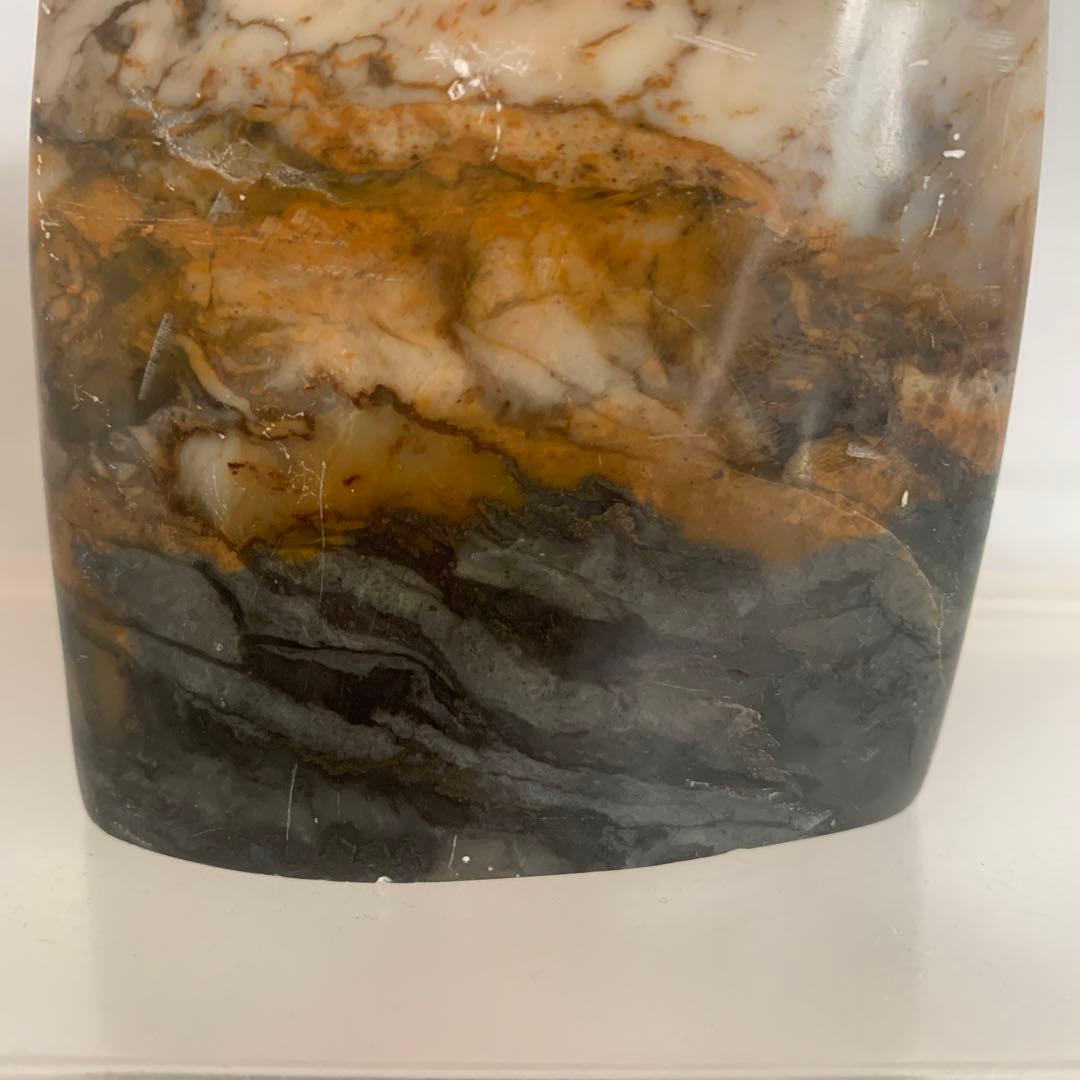 中国 寿山石 印材 森恐竜彫 8.5cm